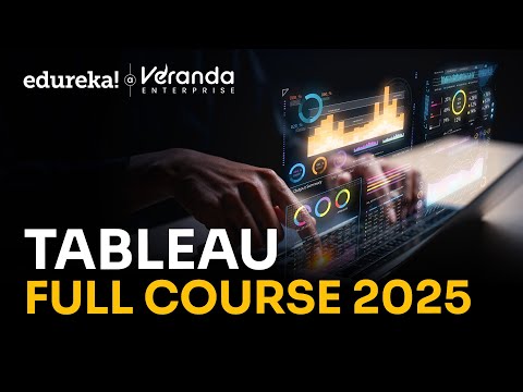 Tableau Full Course in 10 Hours [2025]  | Tableau Training for Beginners | Edureka Live