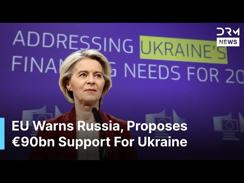 FULL PRESSER: EU Announces €90bn Plan for Ukraine’s 2026–27 Financing and Defense Needs | AC1G