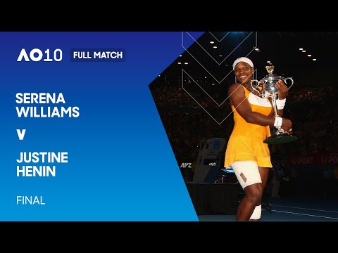 Serena Williams v Justine Henin Full Match | Australian Open 2010 Final