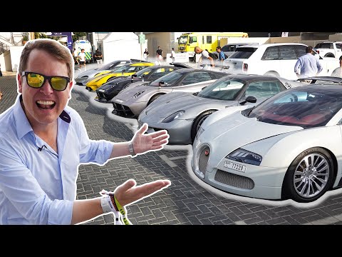The BEST CARS in the World! Spotting at the Abu Dhabi F1