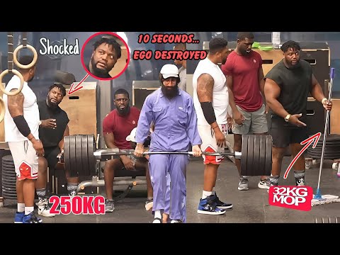 BODYBUILDERS Mocked…Until Cleaner DESTROYS bodybuilder’s Ego in 10 Seconds 😳💪🧹