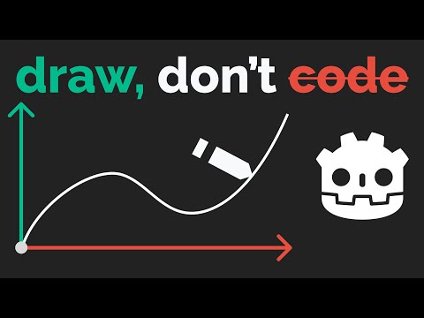 save hours of programming using curves | Godot Tutorial