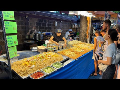 Asian Noodle Master! Cooking 5 Varieties of Fried Noodles and Stir Fried Rice | Thai Street Food