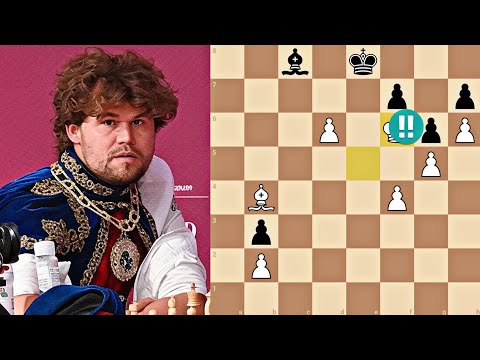 Magnus Carlsen IS NOT HUMAN! (Stockfish Level Endgame)!