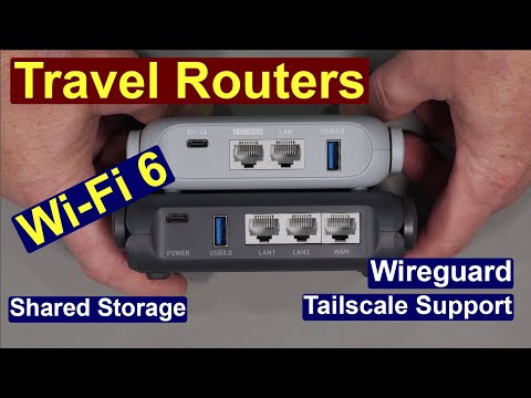 GL.iNet GL-MT3000 and GL-AXT1800 Wi-Fi 6 Travel Routers