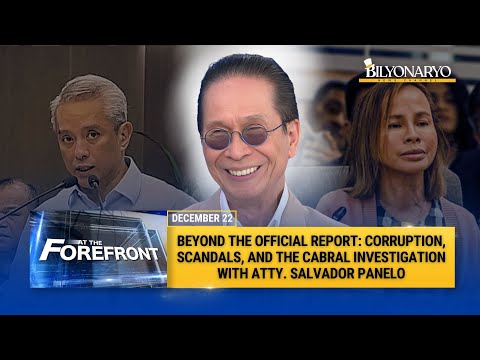 At The Forefront: Cabral Death Shakes Flood Control Probe | Atty. Salvador Panelo