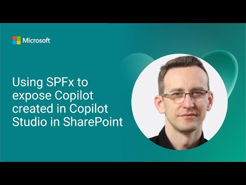 Using SPFx to expose Copilot created in Copilot Studio in SharePoint Online