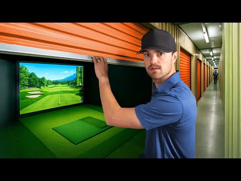 I Built a Secret Golf Simulator In a Storage Unit