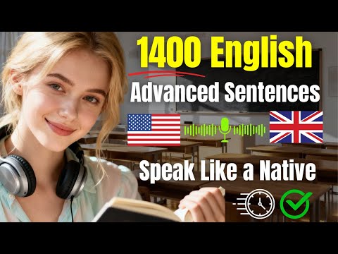 1400 Advanced English Sentences for Native-Level Speaking