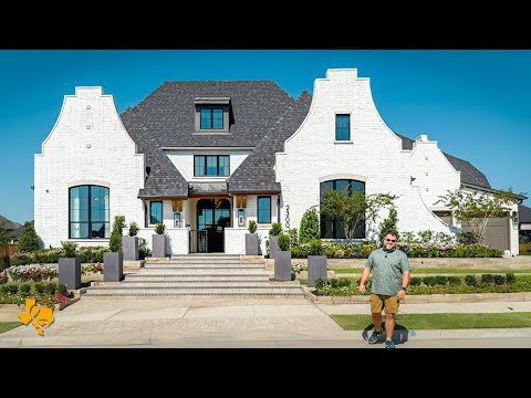 The Most OVER-THE-TOP LUXURY Model Home We Have EVER TOURED Near DALLAS TX