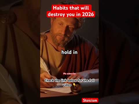 Take note of this 5 habits in 2026 #philosophy #stoicism #principles #selfmastery #motivation