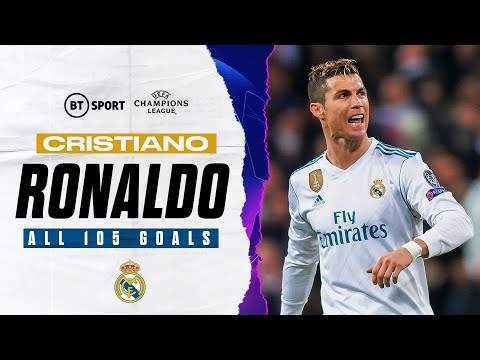 All 105 Of Cristiano Ronaldo's Champions League Goals For Real Madrid In 10 Minutes