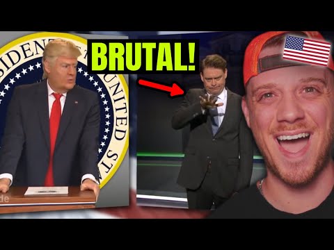 German TV DESTROYS Donald Trump! (American Reacts)