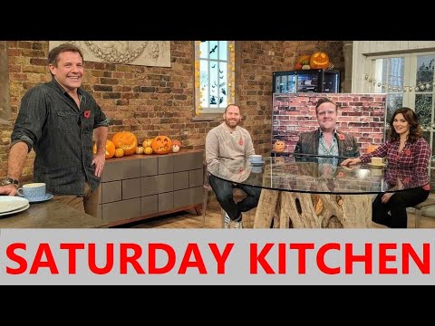 Saturday Kitchen Live with Matt Tebbutt, guest Nigella Lawson and chef Bryn Williams 31 Oct 2020