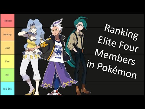 Ultimate Pokémon Elite Four Tier List | Best & Worst Elite Four Members Ranked