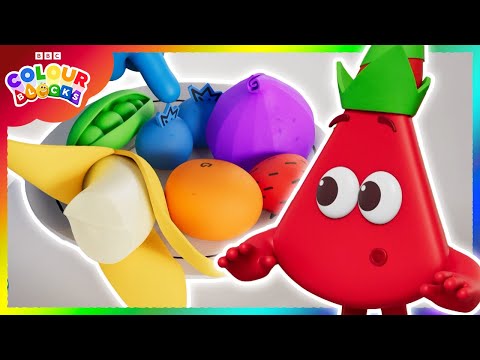 Christmas Feast Leftovers! 🍪🥛 | Colours for Kids | @Colourblocks