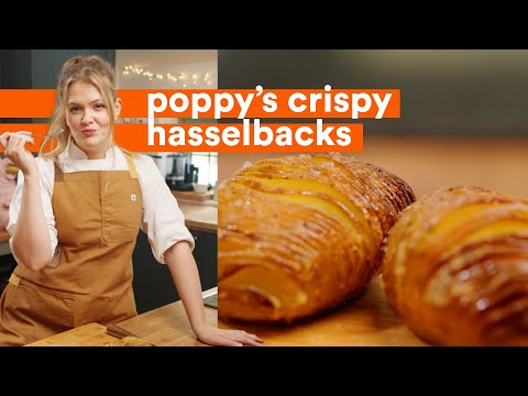 How to make crispy hasselback potatoes