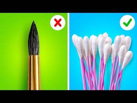 COOL PAINTING HACKS AND ART IDEAS FOR BEGINNERS
