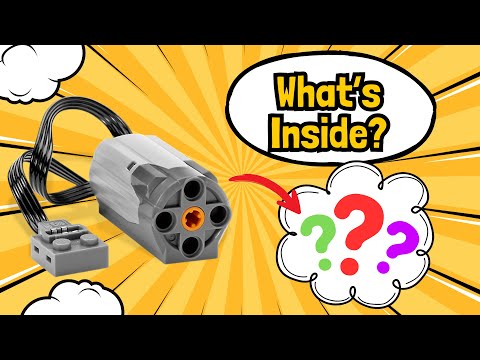 Taking apart a LEGO motor: What will we find inside?