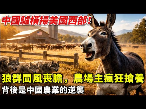 中國驢橫掃美國西部！狼群聞風喪膽，農場主瘋狂搶養，背後是中國農業的逆襲