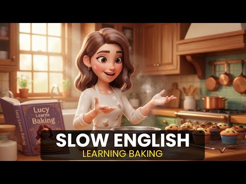 Lucy Learns to Bake | Shadowing Practice English | English Vocabulary | Learn English Naturally