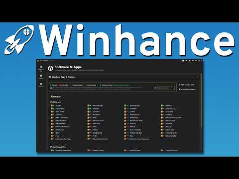 I Cooked Up THE BEST Version of Winhance to Date! (KEEP Windows 11 Debloated & Optimized)