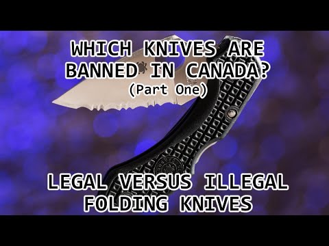 Knife Law In Canada, Part One: Folding Knives, Flick Knives, and Gravity Knives