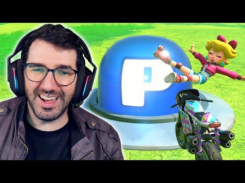 P-SWITCH TRICKSHOTTING in Mario Kart World