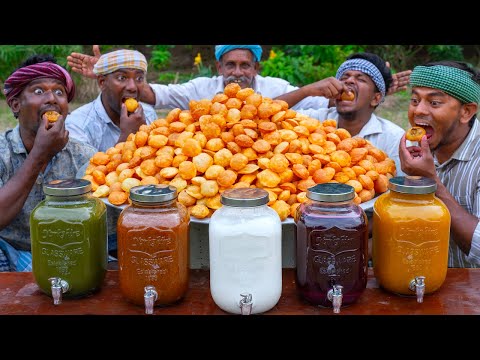 PANI PURI | 5 Flavours Pani | Dahi Mango Beetroot Teekha Meetha Golgappa Recipe | Indian Street Food