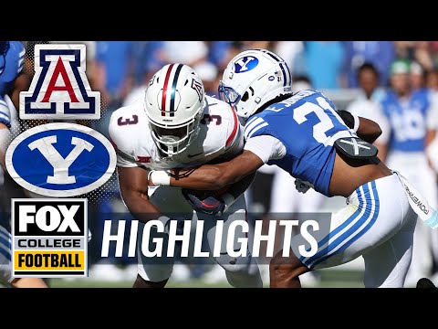 Arizona Wildcats vs. No. 14 BYU Cougars Highlights | FOX College Football