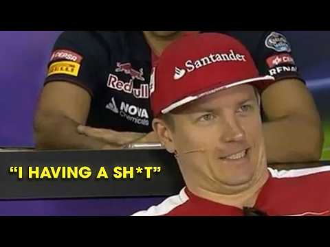 Kimi Raikkonen goes TOTALLY GOOFY for 10 insane minutes
