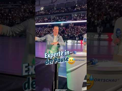 ARD Handball Experte Dominik Klein hat gute Laune | Sportschau #shorts