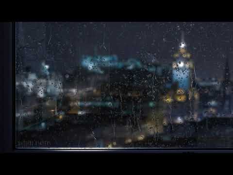 An Autumn Night At Edinburgh Castle | Gusty Winds & Rain On Window | Rain Sounds for Sleeping | 8hrs