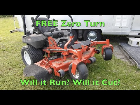 FREE Huge Zero Turn / Will Run? Will it Cut?