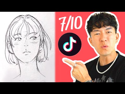 RATING TIKTOK ART TUTORIALS 👹 6