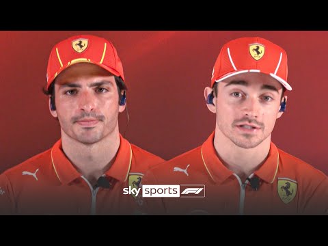 Charles Leclerc and Carlos Sainz REACT to Lewis Hamilton's Ferrari move 🔴🐎