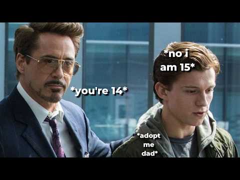 Tony and Peter being Father and a 14 year kid