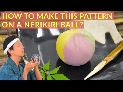 How to make a Japanese sweets colored like a turned leaf | Chakin-Shibori