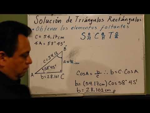 Solución de Triangulos Rectangulos.