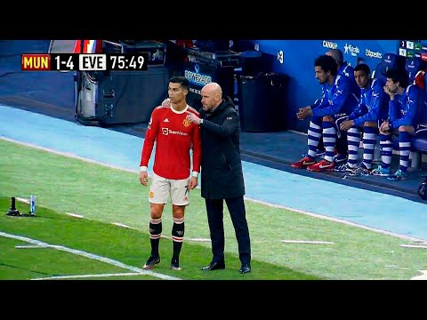 When Cristiano Ronaldo Substituted & SHOCKED Erik Ten Hag