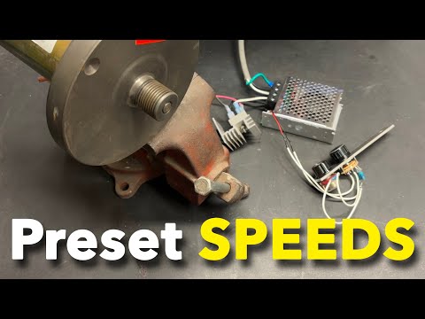 Rotary Switch & Resistors to Achieve an Assortment of Preset Speeds for Your Treadmill Power Supply