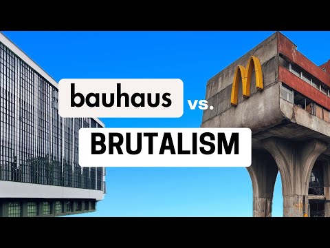Bauhaus vs. Brutalism: What's The Difference? Architecture + Art History 101
