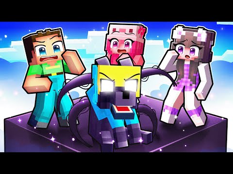 Ich tue so als wäre ich ein HUND auf einem DUNKLEN One Chunk in Minecraft!