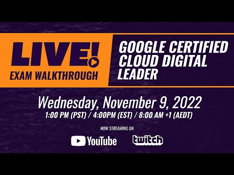 Live exam walkthrough: Google Certified Cloud Digital Leader