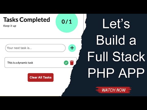 Build a Full Stack To-Do App with PHP & MySQL (Beginner Friendly)