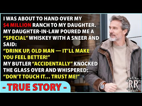 My Daughter-in-Law Drugged My Whiskey to Steal My Ranch— My Butler "Spilled" It And...