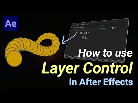 How to use Layer Control in After Effects // After Effects Tutorial
