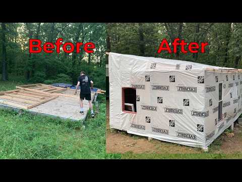 Building a Cheap Off Grid Cabin by Hand (Part 1)