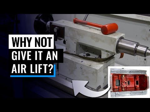 New Lathe - Rescraping Our Tailstock And Adding Air Lift