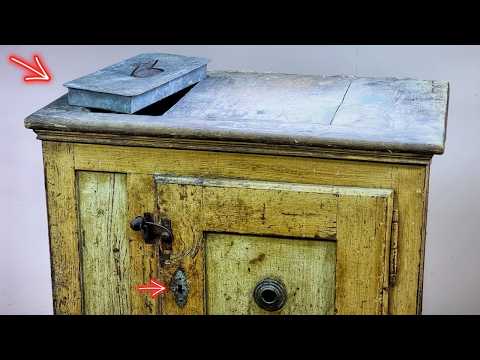Ancestor Fridge Restoration - This Ice Box Was Hidden for 100 Years!